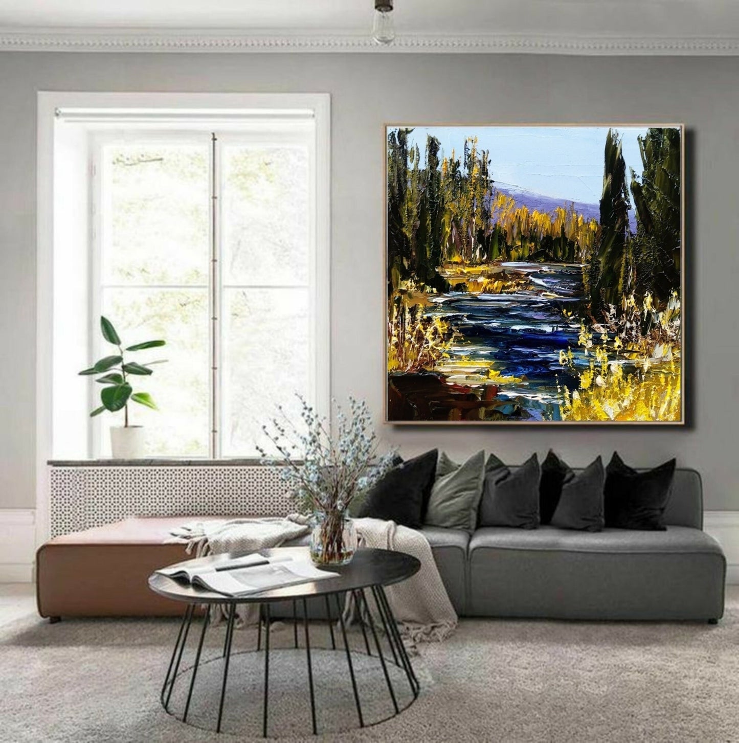 Rocky Mountain National Park – Original Oil Painting – River Landscape by Tamara Westwood