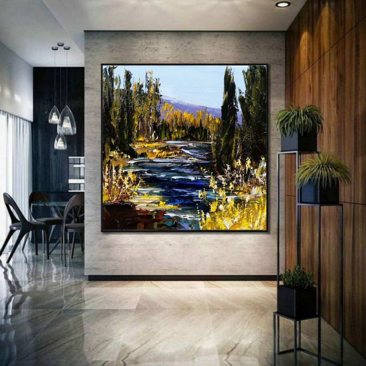 Rocky Mountain National Park – Original Oil Painting – River Landscape by Tamara Westwood