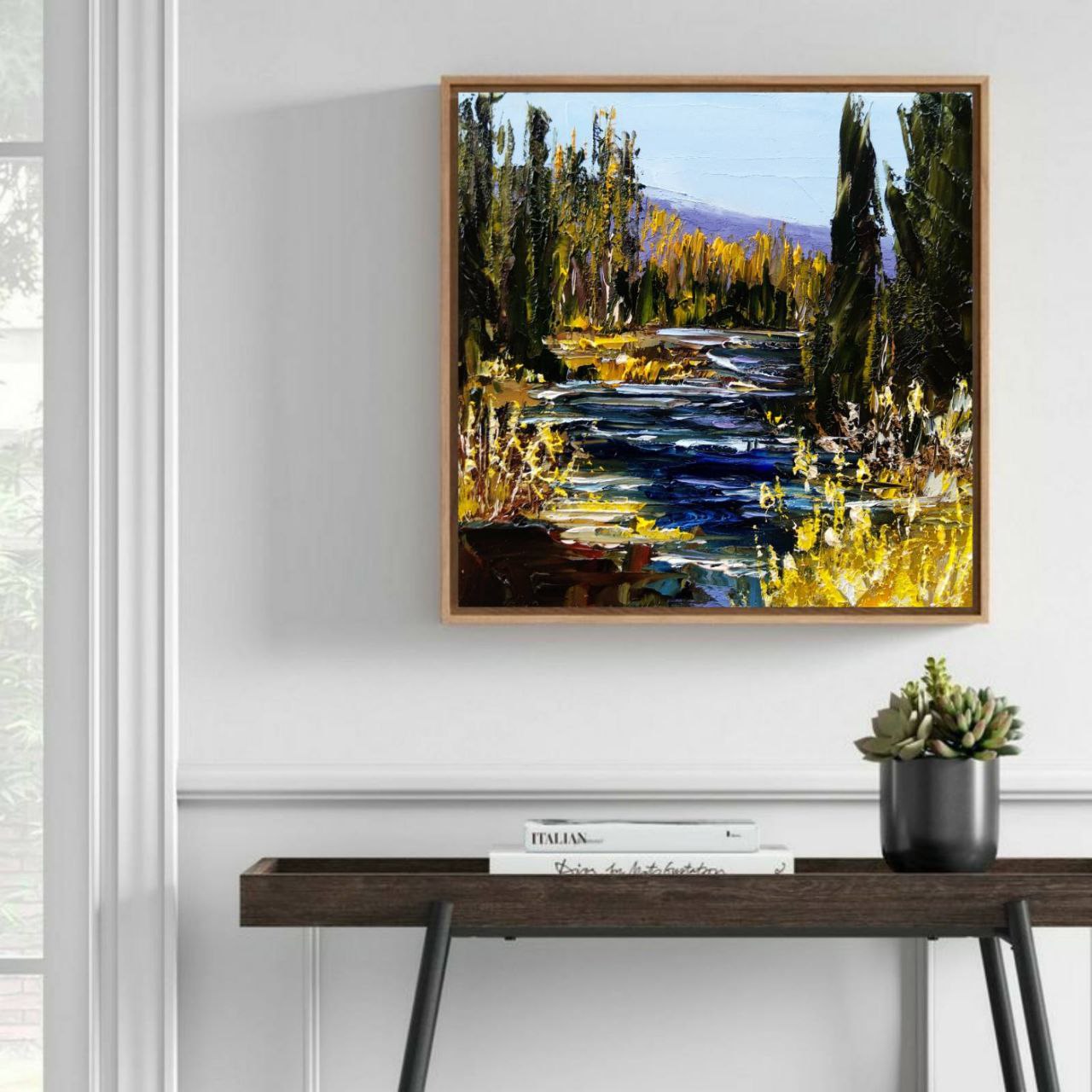 Rocky Mountain National Park – Original Oil Painting – River Landscape by Tamara Westwood